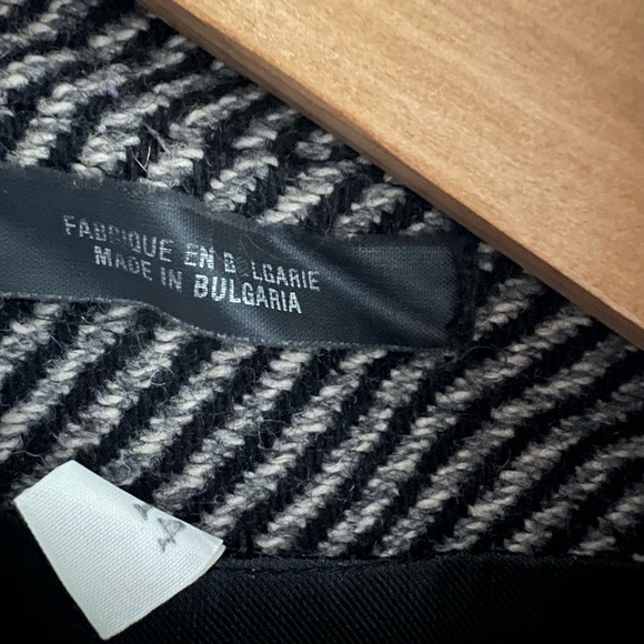 Made in Bulgaria - designer wool coat - size 14 - Picture 5 of 8